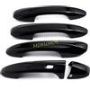 MIHUMOE Per Mercedes Benz W177 W247 W205 S205 W213 S213 H247 X247 X253 C253 C292 C118 N293 LHD Nero Lucido Maniglia Della Porta Copertura Trim Telaio