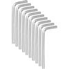 UXCELL 2/5/10 pezzi 1.5mm-6mm chiave esagonale chiave metrica esagonale a forma di L in acciaio inossidabile per la casa fai da te bici moto riparazione strumento manuale