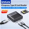 unnlink Lettore di schede Unnlink CFexpress tipo B con USB 3.2 (Gen 2) 10 Gbps, dock magnetico USB C con HDMI 4K60 Hz, 65 W PD 3.0