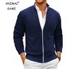 Animal Game Maglioni da uomo in maglia con cerniera Cappotti Maglioni slim fit Colletto alla coreana Maglione cardigan autunno inverno Maglione caldo streetwear