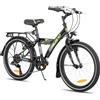 HILAND Bicicletta da montagna Hiland 20/24 pollici per bambini e bambine dai 6 ai 10 anni con cambio Shimano a 6 velocità