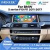 navifly Schermo Multimediale 1920*720 con CarPlay Wireless e Android Auto per BMW Serie 5 F10 F11 2012-2017, WIFI, BT, Airplay, Mirror Link