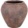 Wonderlust Deco - Vaso in Fibra di Vetro Marrone Rossiccio 33,5x33,5x31,5 cm Marrone Rossiccio 33,5x33,5x31,5h cm