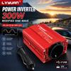 Foval Inverter di Potenza LVYUAN 300W da DC 12V a AC 220V, Convertitore a Onda Sinusoidale Modificata, Adattatore per Auto con Presa EU e Caricatore USB, Alimentatore Portatile per Auto, Camion, Camper,