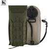 KRYDEX Zaino Tattico KRYDEX MOLLE 3L con Sacca d'Idratazione da 100 oz, Borsa Modulare per Escursionismo e Campeggio