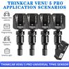 NONE THINKCAR X431 VENU 5 Pro Sensore TPMS 315/433MHz Rilegabile, Sensore di Monitoraggio Pressione Pneumatici per THINKCAR VENU 90