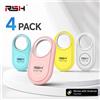 RSH 4 Pezzi Localizzatore GPS Android Smart Tag Compatibile con Google Find Hub, Antifurto per Auto Xiaomi, Posizionamento Portafogli e Biciclette