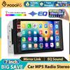Podofo 2Din Lettore Multimediale Universale per Auto con Manopola, Mirror Link Cablato, Radio MP5, Stereo FM/RDS, Effetto EQ, Ricarica Rapida USB