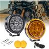 BraveWAY Faro da Lavoro LED 4.5" 100W per BMW R1200GS R1250GS F800 F850 F900 Moto SUV ATV UTV Camion Uso Fuoristrada