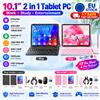 KOOMDIGI Tablet PC Android 13 2-in-1 da 10,1 pollici MTK6755 Octa Core 6GB RAM (3GB+3GB espandibili) 128GB ROM 4G LTE 1280×800 IPS Doppia fotocamera 5MP+13MP 5000mAh con tastiera, mouse e stilo,