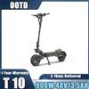 NONE Monopattino elettrico OOTD T10 con motore potente da 900W, batteria a lunga durata da 48V 13.5AH, freni a disco doppi, pneumatici per fuoristrada, velocità massima 50km/h, ideale per gli spostamenti