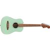 Fender California Standard Redondo Mini con borsa, top in abete, verde surf