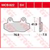 TRW Pastiglie Freno Organiche MCB 822