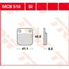 TRW Pastiglie Freno Organiche MCB 510