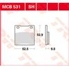 TRW Pastiglie Freno Organiche MCB 531