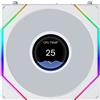 LIAN LI Ventola Lian Li UNI FAN TL Wireless LCD FLEX ARGB 120mm Bianco