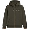 FRED PERRY Uomo Fred Perry Felpa Full Zip Con Cappuccio Logo