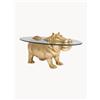 Kare Design Tavolino da salotto ovale Hippo - Oro