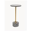 Kare Design Tavolino rotondo fatto a mano Domero Swirl - Nero