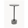 Kare Design Tavolino rotondo fatto a mano Domero Swirl - Nero