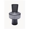 Kare Design Vaso Roulette Belly, alt. 42 cm - Nero