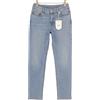 LIU JO Jeans Slim Gamba Dritta 40 Blu Mid Rise Zip Fly Tasche