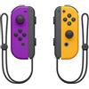 Nintendo Set Joy-Con viola/arancione (Switch), Controller gaming, Arancia, Viola, Multicolore