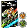 Cartemagic Beyblade X Gale Wyvern 5-80GB & Tail Viper 3-80HN Dual Pack