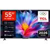 TCL P6L TV 55P6L 55" 4K HDR, Direct LED, Google TV, HDR10, Dolby Audio, Game Master, VRR, Google Assistant & Alexa, AirPlay 2