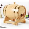 Botte Da Vino In Rovere Da 3 L / 1,5 L Con Base Per Whisky Da 1,5 L In Legno