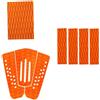 8 Pezzi Arancione Antiscivolo Tavola Da Surf Surf Traction Pad Deck Grip Tail