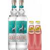 4 Bottiglie Tequila Blanco Cazadores 70cl + OMAGGIO 1 Cassa Schweppes Pompelmo Rosa 18cl - Liquori Tequila