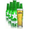 Heineken Alluminium Cassa da 24 x 33cl + OMAGGIO 6 bicchieri Heineken - Birre