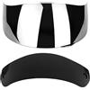 Akozon Visiera per casco, visiera anti per moto anti-appannamento Visiera per casco anti-graffio per casco per moto AGV K1 K3 SV K5 K5-S Visiera per obiettivo integrale