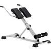 sogesfurniture Hyperextension per addominali e schiena, regolabile in altezza in 7 posizioni, pieghevole, panca romana, attrezzo per allenamento multifunzionale, per casa, fitness, fino a 100 kg