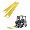 Garvee Prolunghe Forche Muletto 72" 11,4cm 4600lb Acciaio Heavy Duty Coppia | Color giallo, design infilabile per pallet, 2086 kg, massima sicurezza, stabilità e resistenza nel sollevamento carichi