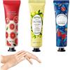 Cerioll Crema Mani Set, Set Crema Mani, Mini Crema Mani, Mani Mini Creme Mani, 3 Pezzi Mini Crema Per Mani, Crema Idratante E Nutriente Per Mani, Riparatrice Idratare Mani Secche E Screpolate