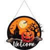 CARNIVAL TOYS Decorazione halloween d'appendere in mdf diam.cm.30 ca. con cartellino/etichetta