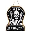 CARNIVAL TOYS Decorazione d'appendere r.i.p. in mdf h.cm.35 ca. con cartellino/etichetta