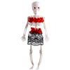CARNIVAL TOYS Scheletrina d'appendere h.cm.30 ca. con abito in pizzo con cartellino/etichetta
