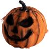 CARNIVAL TOYS Zucca con tela di juta arancione e luci diam.cm.16 ca. (batterie escluse) con cartellino/etichetta