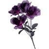 CARNIVAL TOYS Mazzo 5 rose viola h.cm.32 ca. con cartellino/etichetta