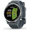 Garmin Approach S44 - 43 mm, argento/crepuscolo, silicone