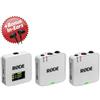 RODE Sistema microfonico wireless Rode Wireless GO Gen 3 bianco + cuffie intrauricolari in omaggio
