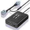 Dripio Adattatore di alimentazione per dashcam a 10 pin, compatibile con Mazda, con porta USB, 5V/12V, con illuminazione a LED