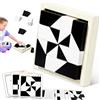 Sonstige Puzzle in legno a blocchi, gioco educativo geometrico Montessori, puzzle 3D per sviluppare il ragionamento, gioco con blocchi di legno, adatto a bambini dai 3 anni in su, ideale per l'educazione precoce e come regalo
