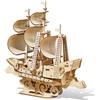 Sonstige Kit per modellismo in legno 3D, puzzle a forma di barca a vela, adatto a adulti e ragazzi dai 14 anni in su