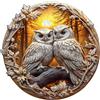 Sonstige Puzzle in legno 3D a forma di gufo, 200 pezzi, confezione regalo, livello medio