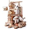 ROKR Puzzle in legno 3D, navicella spaziale LKA02, con effetti luminosi e movimenti meccanici