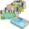 Sonstige Puzzle Kinder: Motivi animali, 5 immagini, dai 3 anni, da 4 a 12 pezzi, confezione in scatola